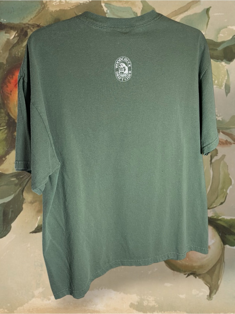 Woodchuck Draft Cider Logo T-Shirt - Green - Men's Large - Picture 5 of 8